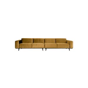 Statement 4 seter sofa xl honey velvet