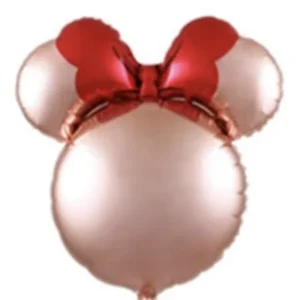 Store Museører Folieballong, Rose Gold