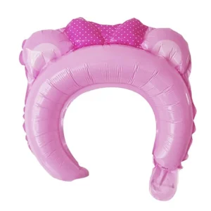 Oppblåsbar Hårbøyle, Rosa