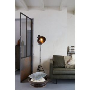 Spotlight gulv lampe svart