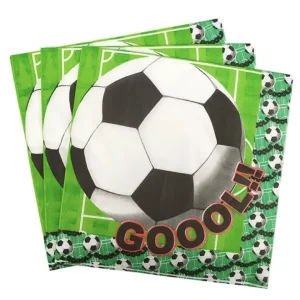 Fotball Servietter, 20 stk