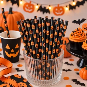 Halloween Sugerør