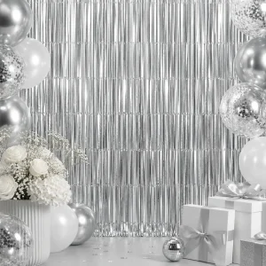 Sølv Glittergardin