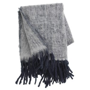Pledd Mathea Melange, dark blue