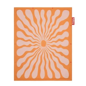 Fatboy flying carpet liquid flower orange/pink