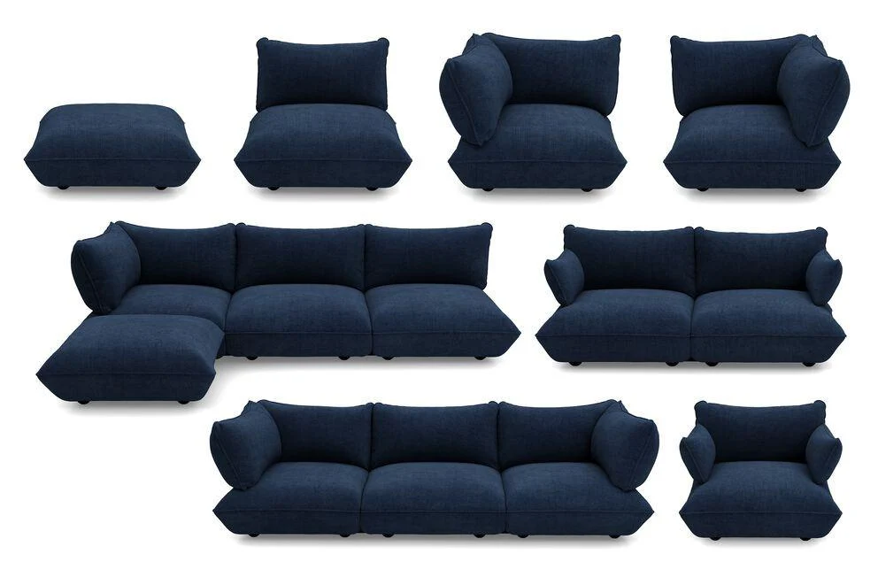 Fatboy Sofa Sumo Corner Seat Right Cord Recycled deep blue - Image 8